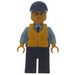LEGO Politie Patrol Boat Man minifiguur