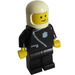 LEGO Polis Pilot med Zipper och Bricka Minifigur