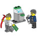 LEGO Policeman et Crook avec ATM 952304