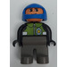 LEGO Policeman, Blauw Helm Duplo Figuur