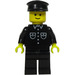 LEGO Policeman with Black Hat Minifigure