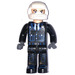LEGO Policeman with Black Uniform and White Helmet with Light Flesh Head Minifigure