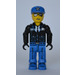 LEGO Policeman met Blauw Pet met Zilver Star minifiguur