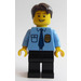 LEGO Policista s Modrá Tie, Gold Odznak Minifigurka