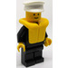 LEGO Policeman with Suit and Life Jacket Minifigure