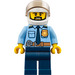 LEGO Policeman avec blanc Casque Figurine