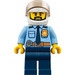 LEGO Politieagent met Wit Helm Minifiguur