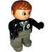 LEGO Policeman met Zipper Duplo Figuur