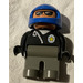LEGO Policeman met Zippered Jacket en Politie Badge Duplo Figuur