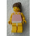 LEGO Poolside Vrouw in Roze Top met Zilver Halsketting Minifiguur