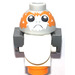 LEGO Porg s Šedá Křídla a Ocas s Bílá Tělo Minifigurka