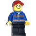 LEGO Porsche 911 GT Finish Line Flagman Minifigur