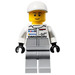 LEGO Porsche Mecánico con Blanco Gorra Minifigura