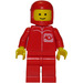 LEGO Post Office Worker med Old Rød Hjelm Minifigur