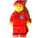 LEGO Post Office Worker s Červená Víčko Minifigurka