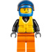 LEGO Powerboat Bestuurder Minifiguur