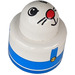 LEGO Primo Brick 1 x 1 Round Rattle with Blue Dungarees and Animal Face