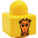 LEGO Primo Brick 1 x 1 with Giraffe Head and Palm Tree Top (31000 / 82408)