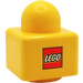LEGO Primo Backstein 1 x 1 mit LEGO Logo auf Gegenüberliegende Seiten (31000)