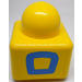 LEGO Primo Backstein 1 x 1 mit Platz Outline (31000)