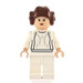 LEGO Princess Leia im Weiß Outfit Minifigur Sanftes Haar