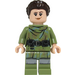 LEGO Princess Leia with Olive Green Endor Outfit and Hair Minifigure