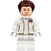 LEGO Princess Leia with White Hoth Outfit and Crooked Smile Minifigure