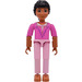 LEGO Princess Paprika mit Dark Pink oben und Pink Pants Minifigur