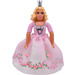 LEGO Princess Rosaline with White Shorts, Pink Shirt, Light Yellow Hair, Pink Long Skirt and Crown