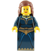 LEGO Princess wearing Dark Blue Dress with Gold Decoration Minifigure