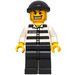 LEGO Prisoner 50380 mit Gold Zahn und Gestrickt Deckel Minifigur