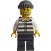 LEGO Prisoner 50380 with Gold Tooth, Knitted Cap and Backpack Minifigure