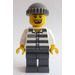 LEGO Prisoner 50380 met Missing Tand en Gebreid Pet minifiguur