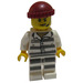 LEGO Gevangene 86753 met Koptelefoon en Gebreid Pet Minifiguur