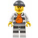 LEGO Prisoner with Stained Orange Undershirt Minifigure
