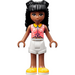 LEGO Priyanka met Roze en Oranje Top Minifiguur