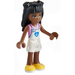 LEGO Priyanka with White Short Dungarees Minifigure