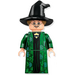 LEGO Profesor McGonagall s Černá Ohnutý Čepice a Open Ústa Minifigurka