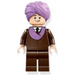 LEGO Professor Quirrell med Lavendel Hatt og Skjerf og Brun Drakt Minifigur