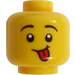 LEGO Pug Costume Guy Head (Recessed Solid Stud) (3626)