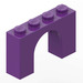 LEGO Purple Arch 1 x 4 x 2 (6182)