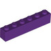 LEGO Purple Brick 1 x 6 (3009)