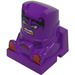 LEGO Morado Ladrillo 2 x 2 con Warrior Racer Figura (30599 / 40831)