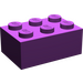 LEGO Purple Brick 2 x 3 (3002)