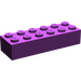 LEGO Purple Brick 2 x 6 (2456)