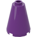 LEGO Purple Cone 2 x 2 x 2 (Open Stud) (3942 / 14918)