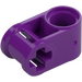 LEGO Purple Cross Block 90° 1 x 2 (Axle/Pin) (6536 / 40146)