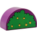 LEGO Purple Duplo Brick 2 x 4 x 2 with Curved Top with Apple Tree (31213)