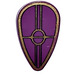 LEGO Purple Long Minifigure Shield with Gungan Patrol Pattern (2586)