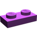 LEGO Violet-pourpre assiette 1 x 2 (3023)